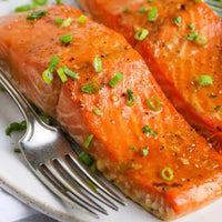 PROTEÍNA PRÁTICA - Filet de Salmão Grelhado e Assado 400g (2 filets de 200g cada)