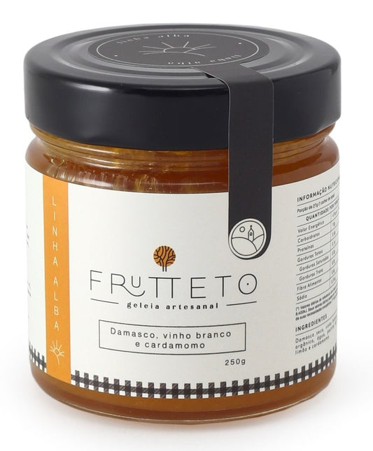 FRUTTETO GELÉIAS - DAMASCO, VINHO BRANCO E CARDAMOMO - 250g