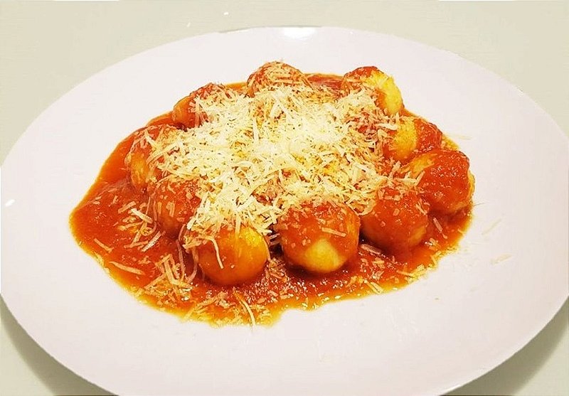 ITÁLIA - Gnocchi de Batata Recheado de Mozzarella ao Sugo 400g