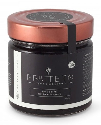 FRUTTETO GELÉIA P/ DRINKS (GT) - BLUEBERRY, LIMÃO E LAVANDA - 250g