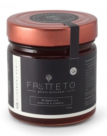 FRUTTETO GELÉIA P/ DRINKS (GT) - GRAPEFRUIT, ZIMBRO E ALECRIM - 250g (R$ 37,00)