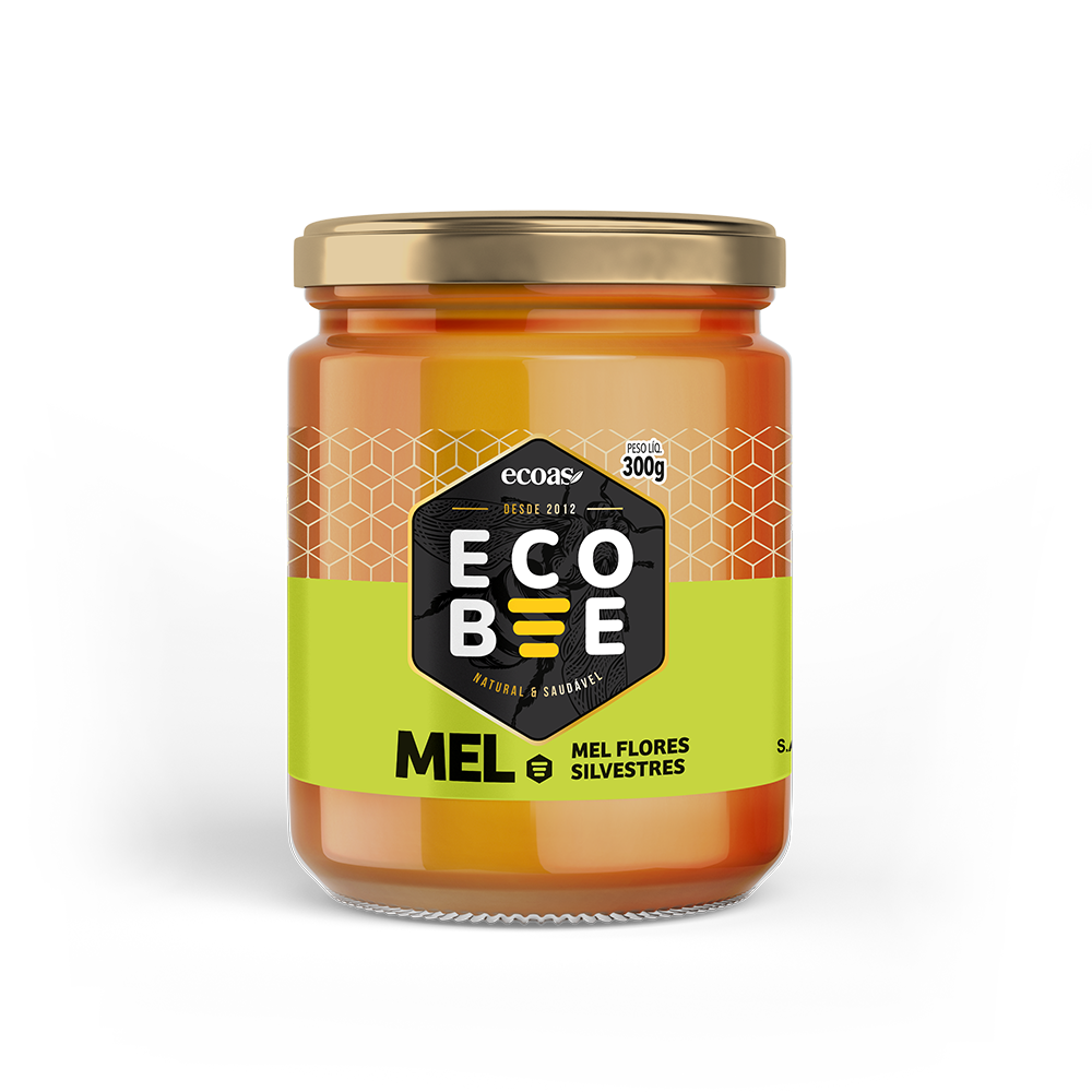 MEL SILVESTRE ECOBEE 300G (pote de vidro)