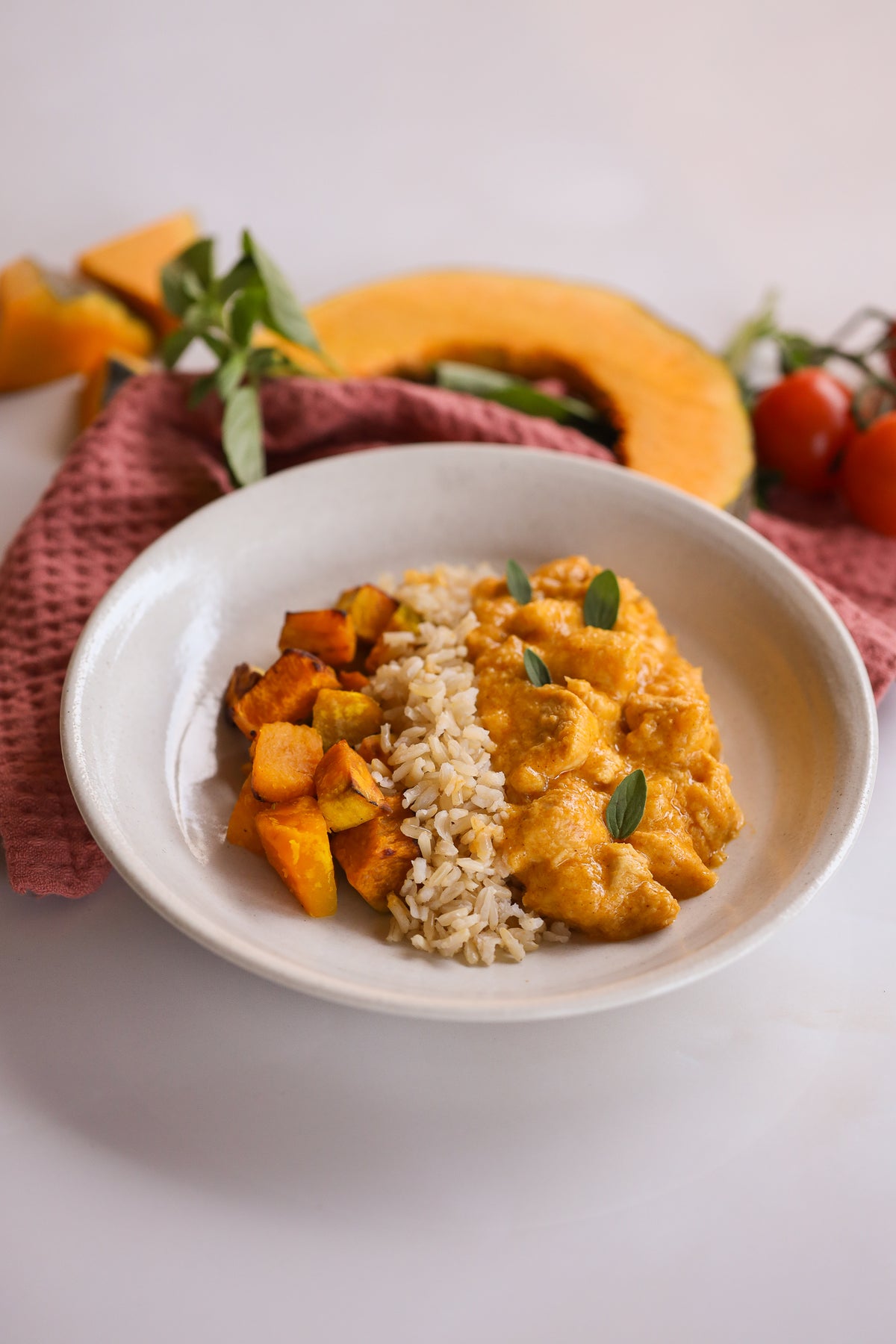 Duo Light - Frango Thai com Cubos de Abóbora Assada e Arroz Integral 300g