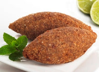SALGADOS - Dois Kibes Grandes Rech de Carne e Nozes - Pacote de 200g c/ 2 unids