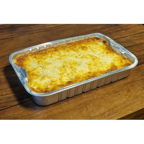 FAMÍLIA - MASSA - 6 pessoas - Lasanha Grande Quatro Queijos - 1,8Kg