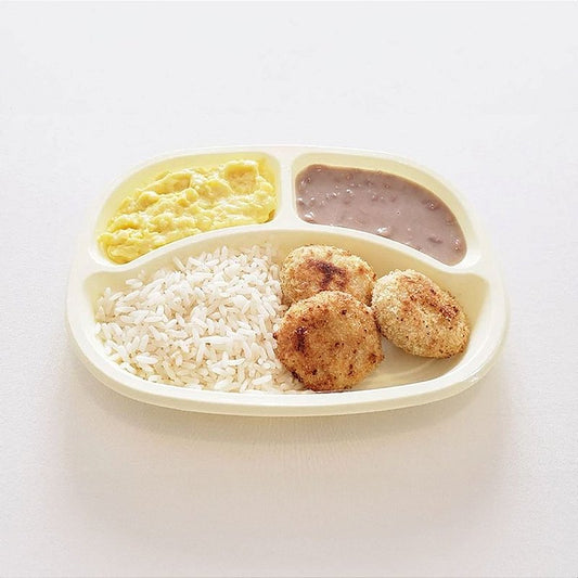 KIDS - Nuggets Artesanais de Frango, Arroz, Feijão e Creme de Milho