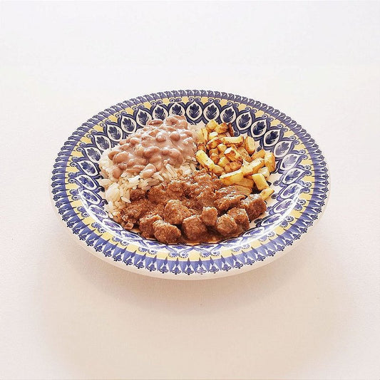KIDS - Picadinho, Arroz, Feijão e Batatinhas em  Cubinhos