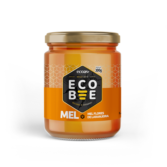 MEL LARANJEIRA ECOBEE 300G (pote de vidro)